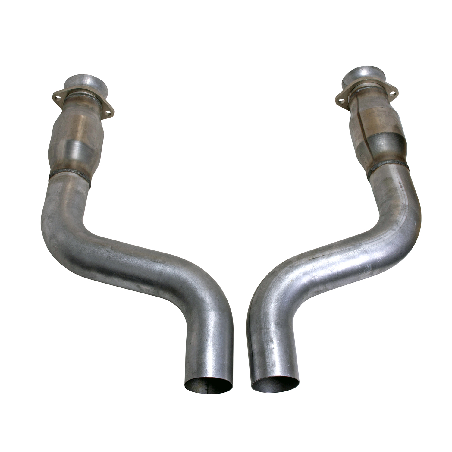 BBK Performance Parts 40461 2009-2024 DODGE CHALLENGER, CHARGER 5.7L HEMI 3\" SHORT Mid Pipes W/Converters